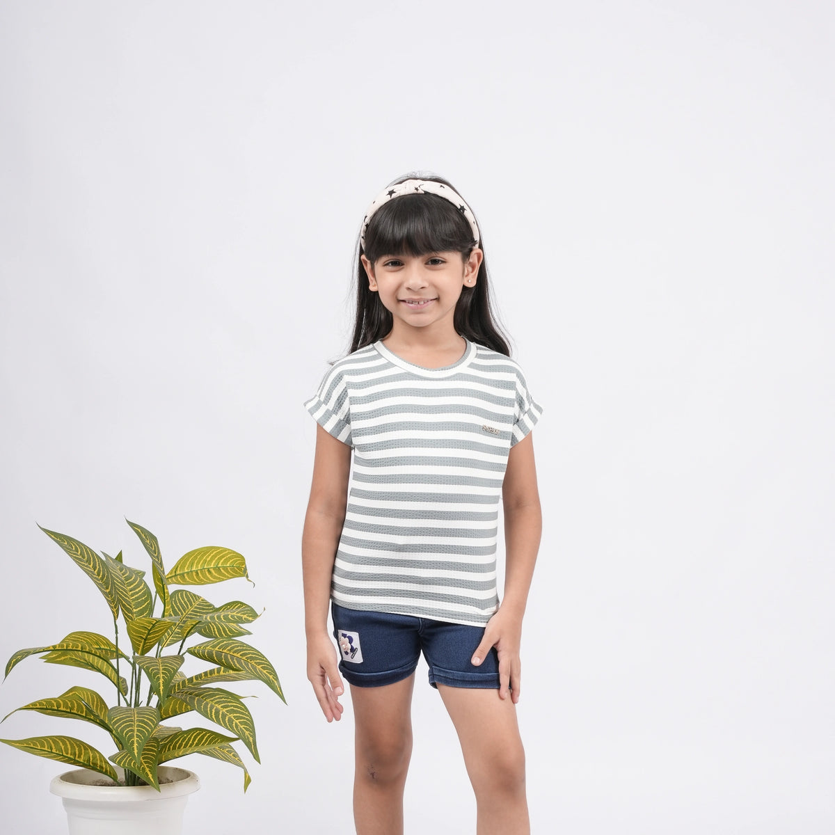 Fashionable Girls Striped Cotton T-Shirt – Perfect Everyday Wear - image 3