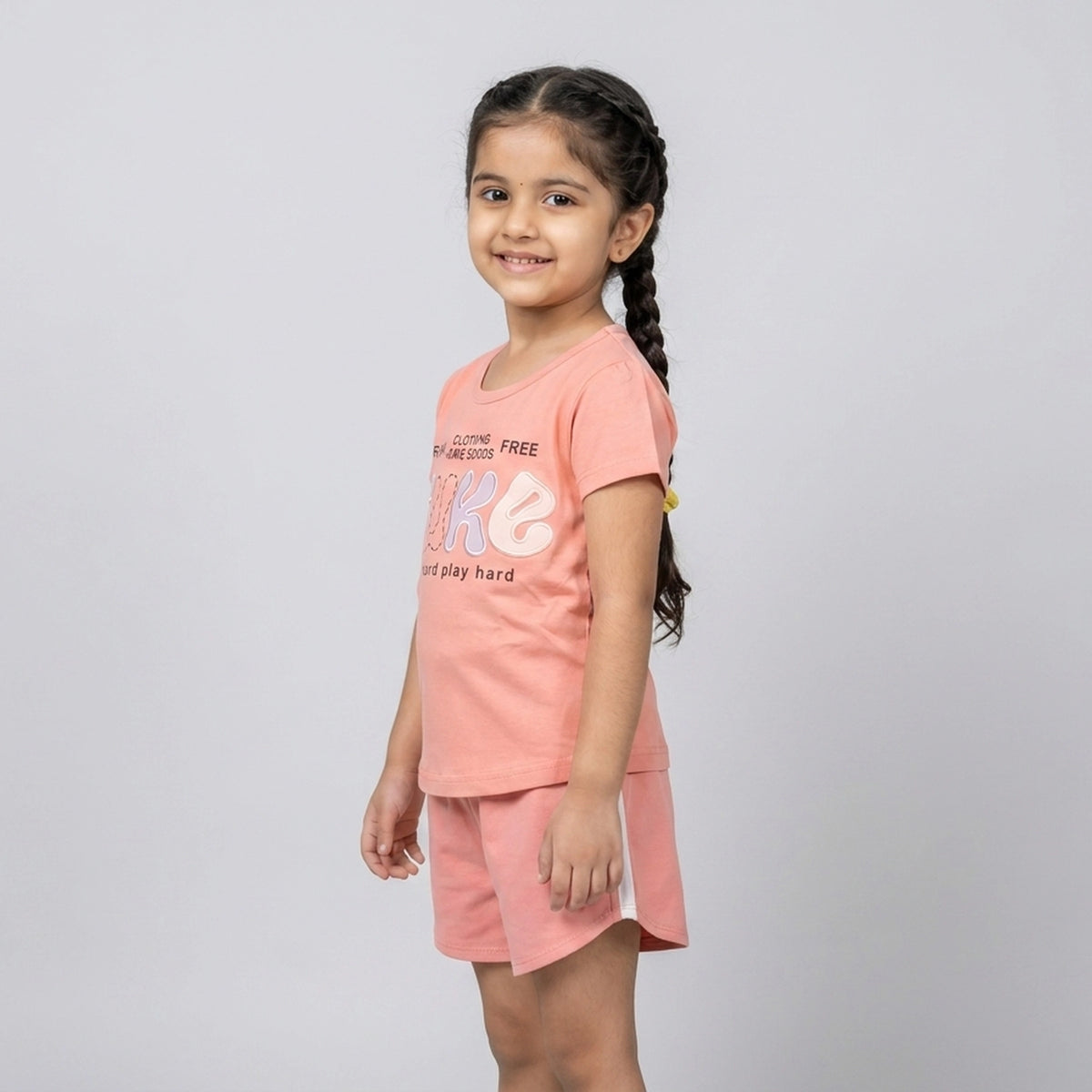 Girls Printed Co-Ord Set – Casual T-Shirt & Shorts Summer Outfit for Kids - image 10