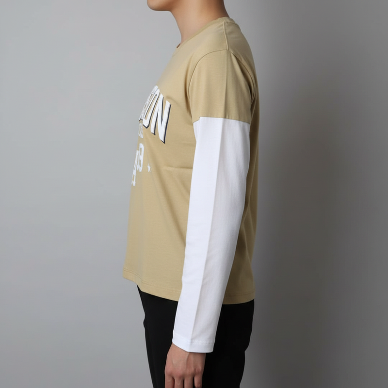 Women’s “Houston Texas” Printed Full Sleeve Cotton T-Shirt