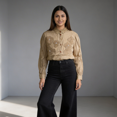 Embroidered Shirt for Women – Elegant Party & Formal Wear
