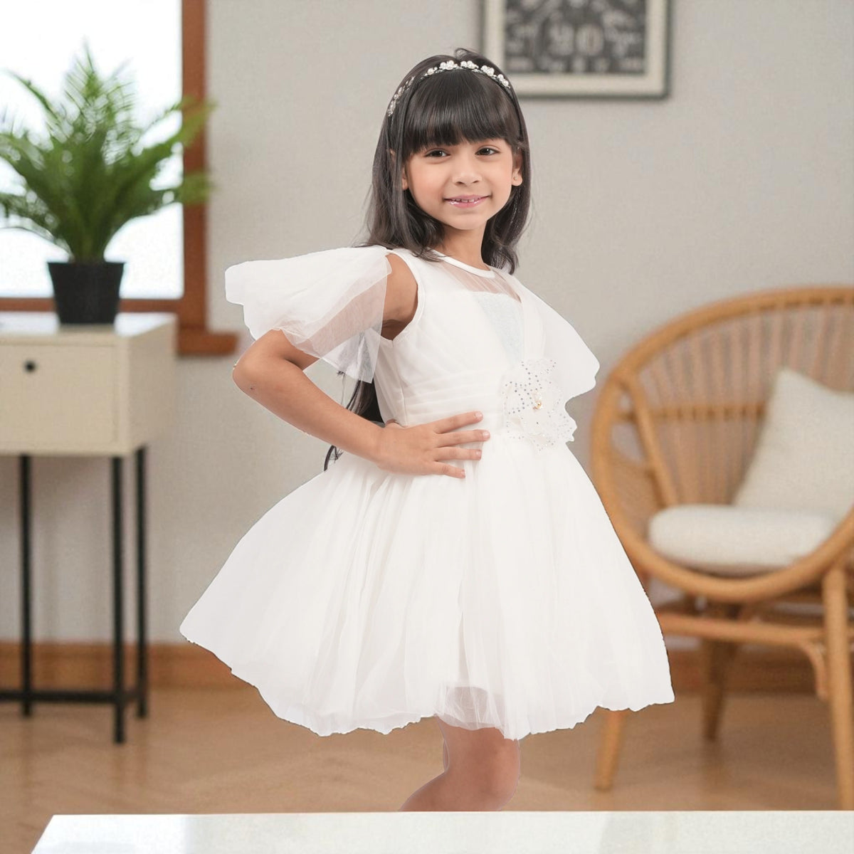 Fancy Star Flower Frock - Enchanting Dress for Parties and Celebrations - image 6