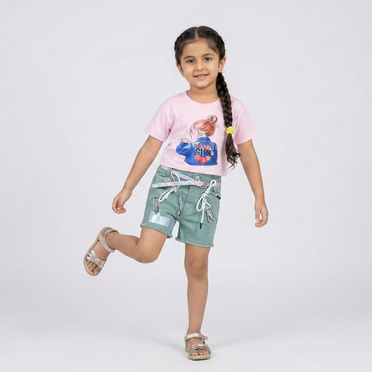 Girls Graphic Print T-Shirt