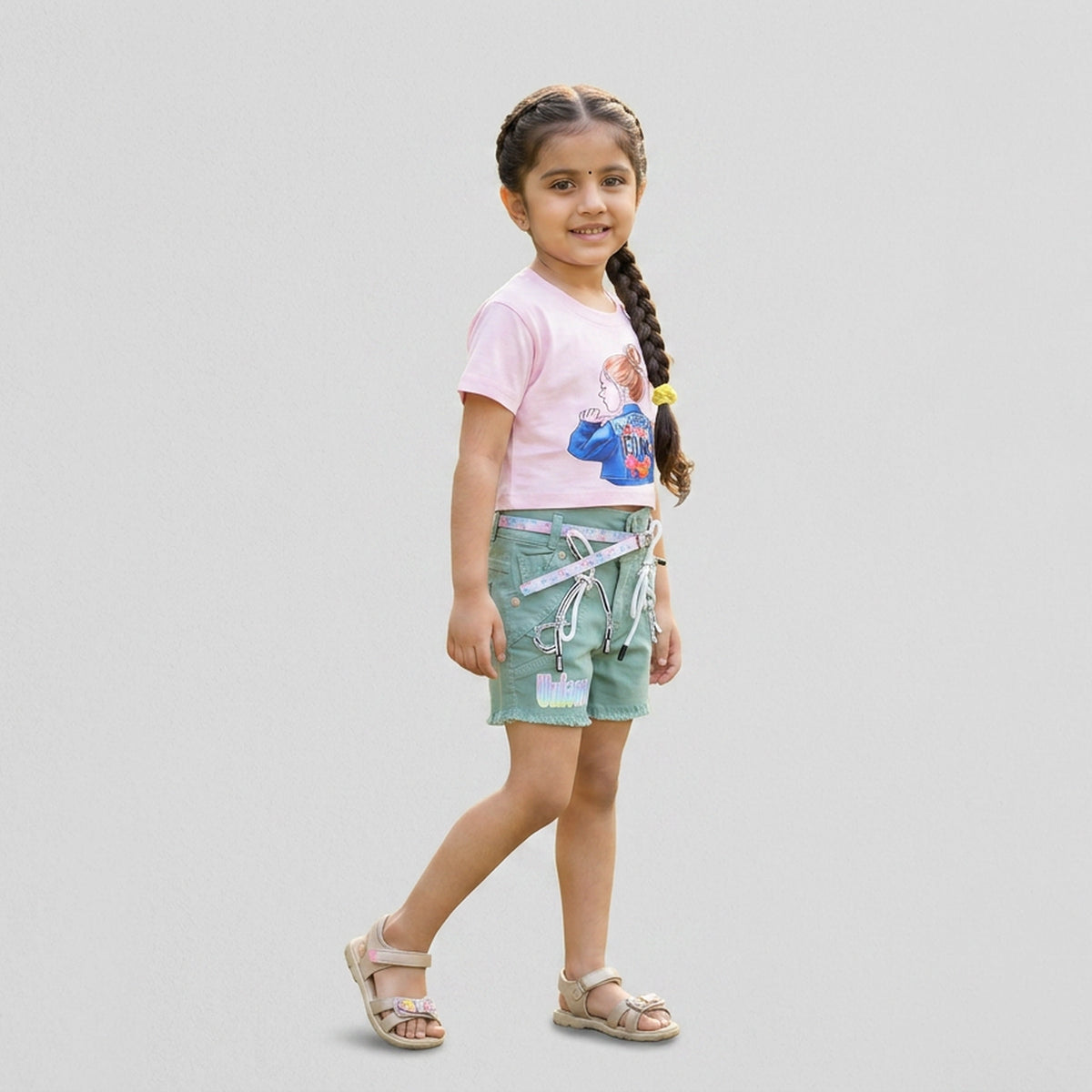 Girls Graphic Print T-Shirt