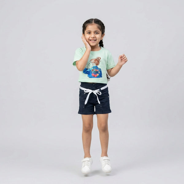 Girls Graphic Print T-Shirt