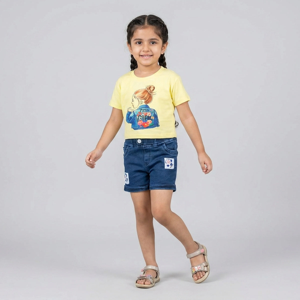 Girls Graphic Print T-Shirt