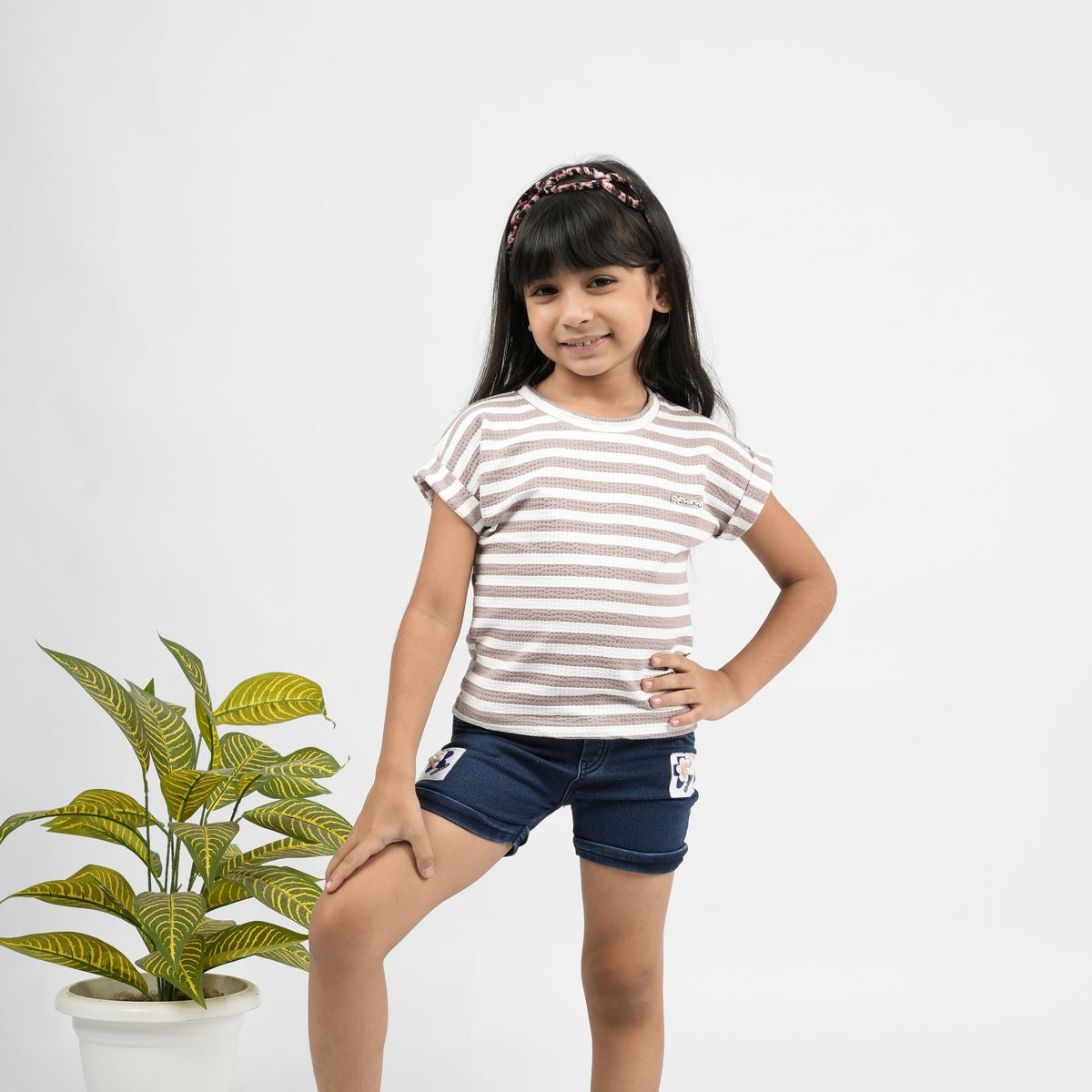 Fashionable Girls Striped Cotton T-Shirt – Perfect Everyday Wear - image 17