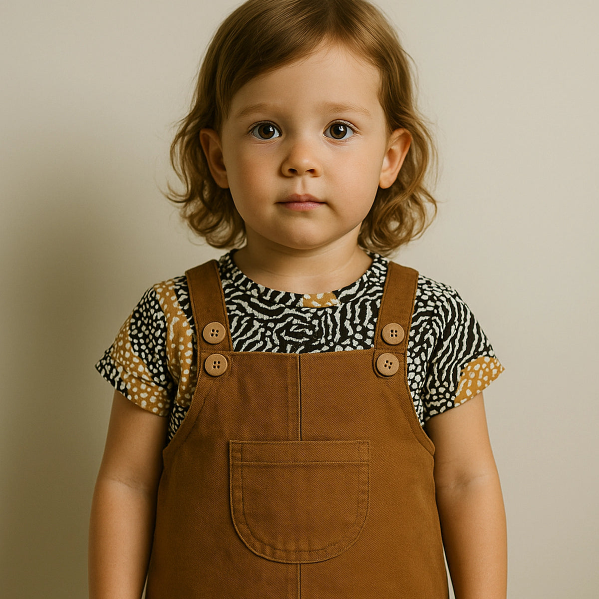 Girls’ Dungaree with T-Shirt Set – Multiple Colors | Stylish Kids Wear - image 3