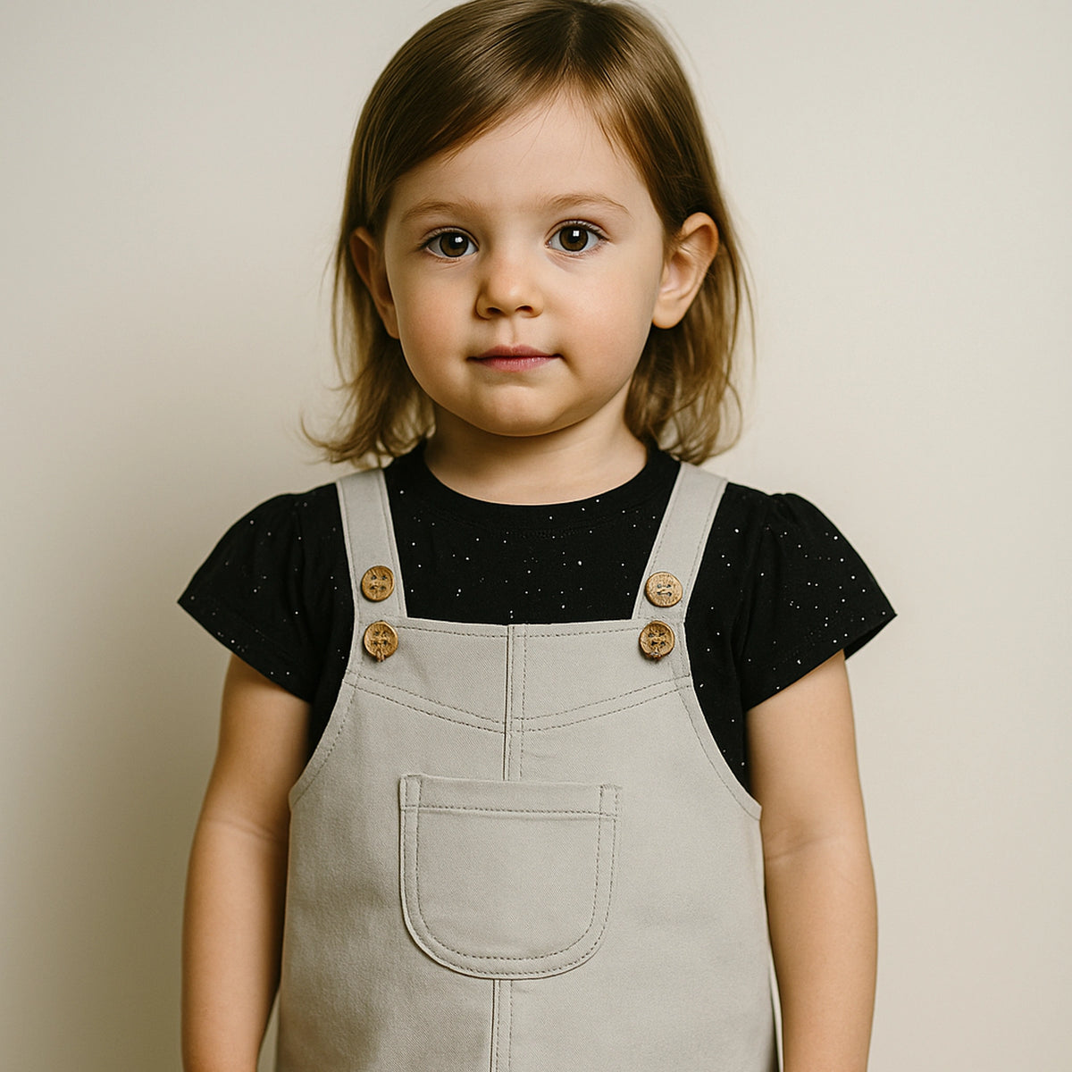 Girls’ Dungaree with T-Shirt Set – Multiple Colors | Stylish Kids Wear - image 8