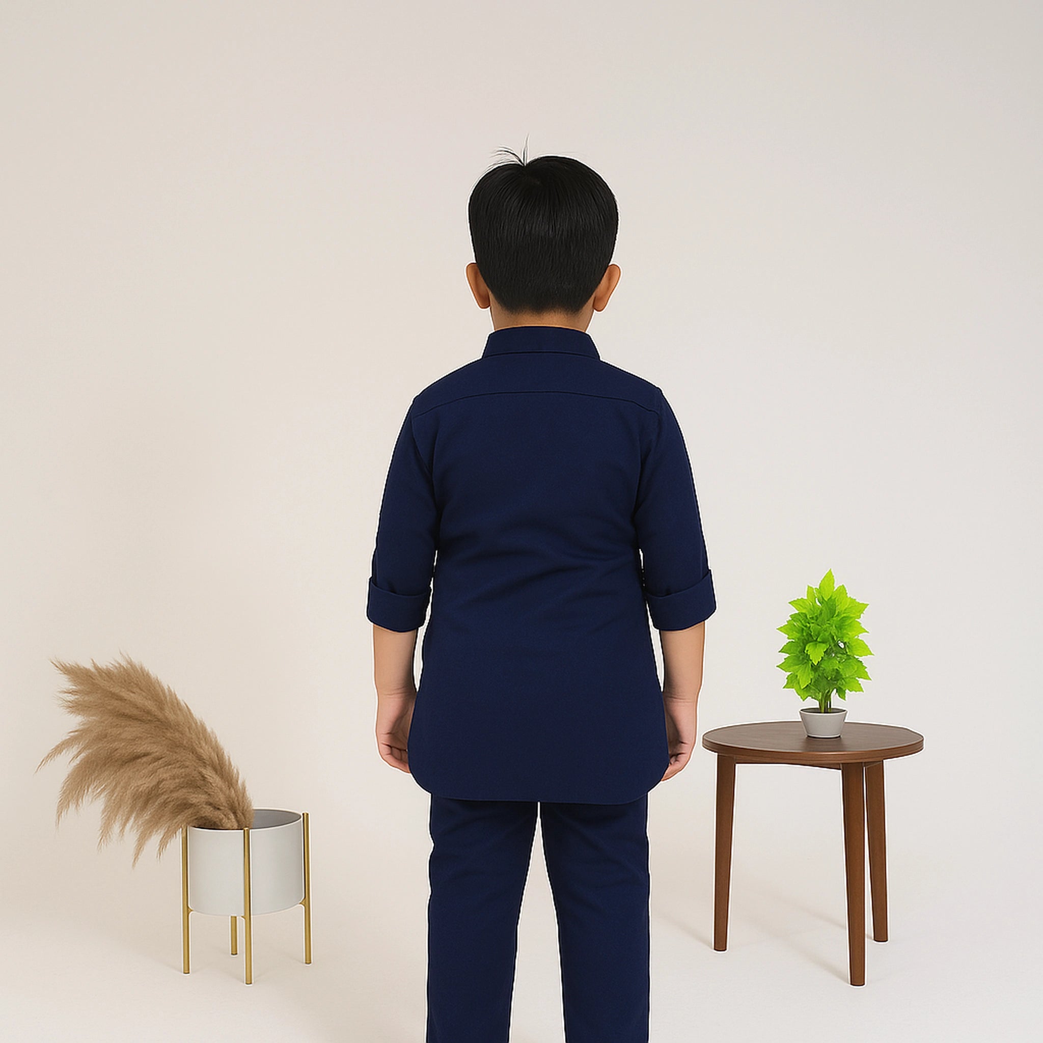 Comfort Meets Tradition – Boys' Casual Kurta Pyjama