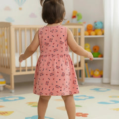 Pack of 2 Summer Frocks for Girls - 100% Pure Cotton, Soft & Stylish