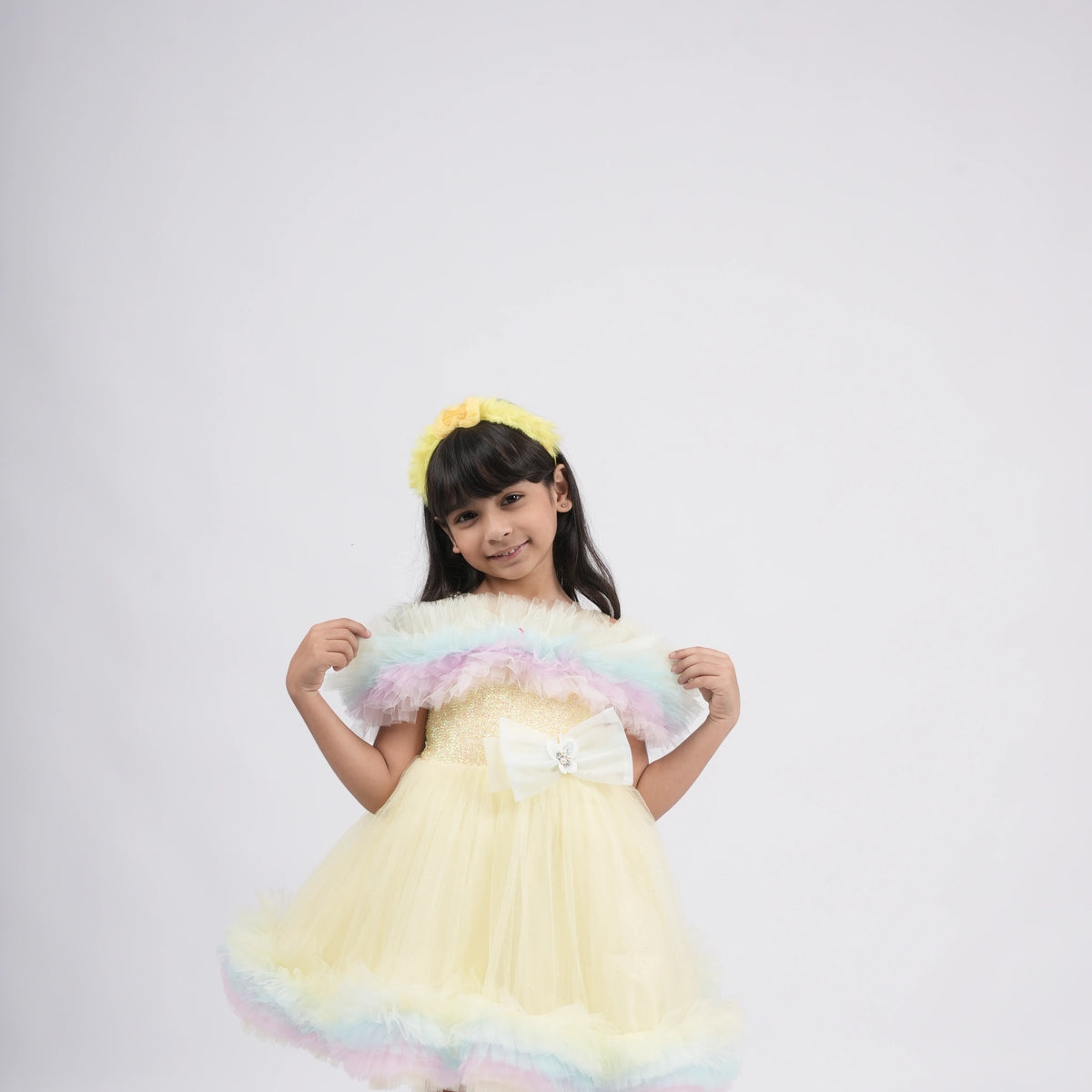 Elegant Fancy Frock with Floral Bow - A Dress to Remember - image 8