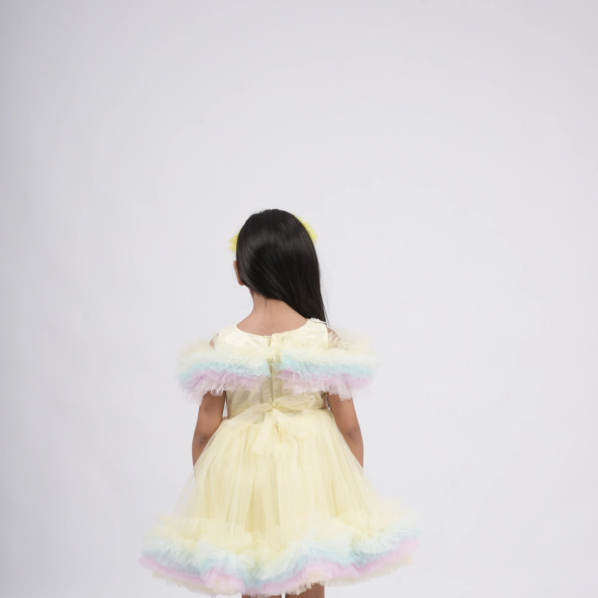 Elegant Fancy Frock with Floral Bow - A Dress to Remember - image 12