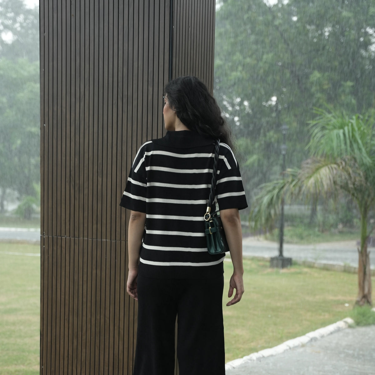 Women's Striped Knit Coord Set - image 2