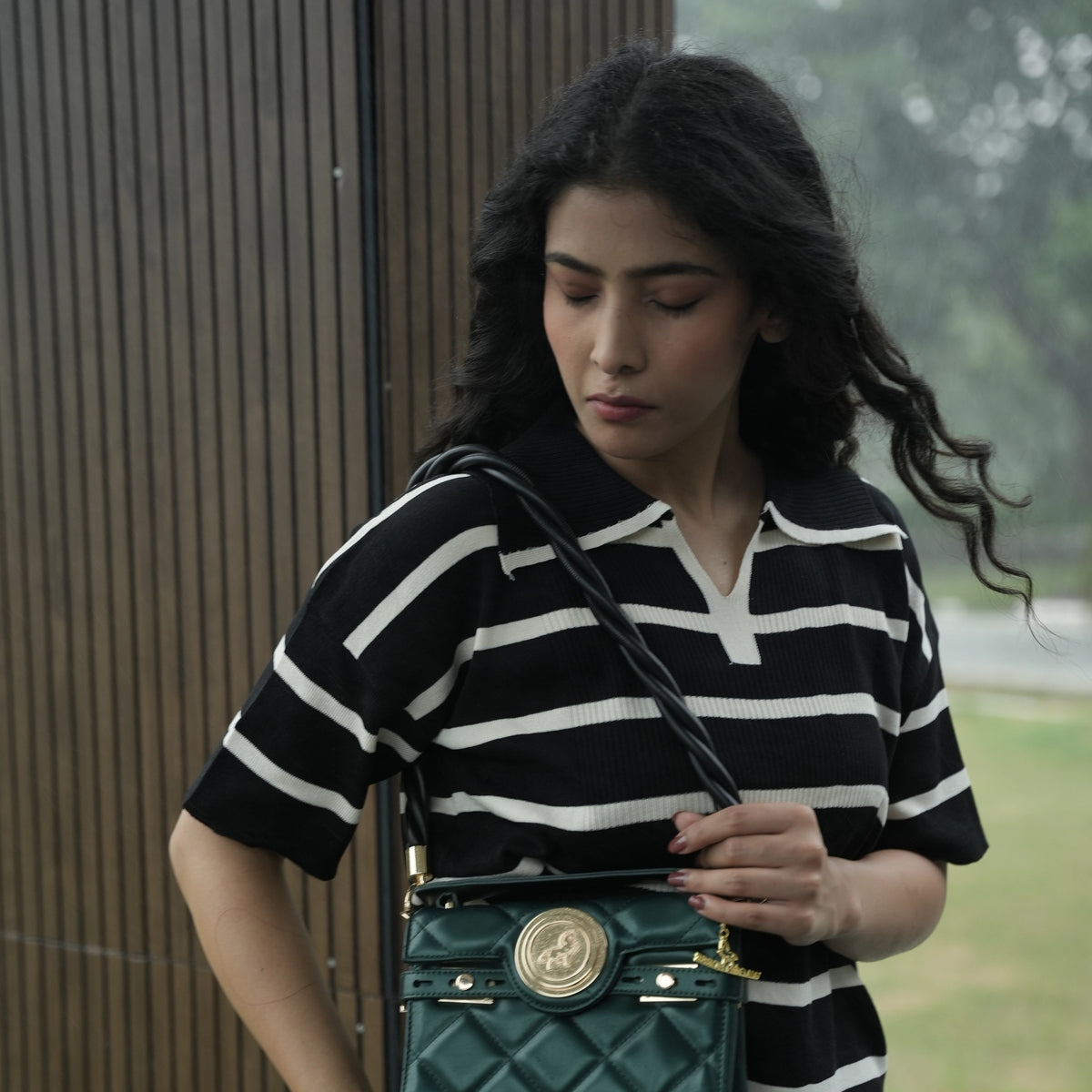 Women's Striped Knit Coord Set - image 4