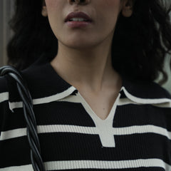 Women's Striped Knit Coord Set