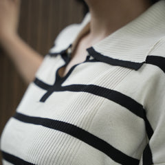 Women's Striped Knit Coord Set
