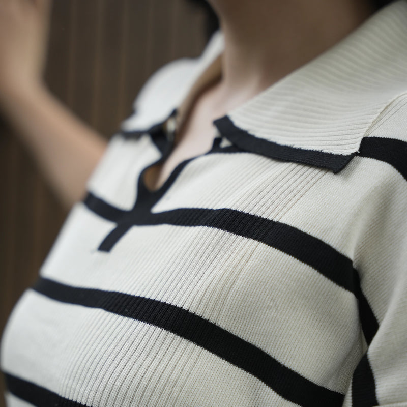 Women's Striped Knit Coord Set