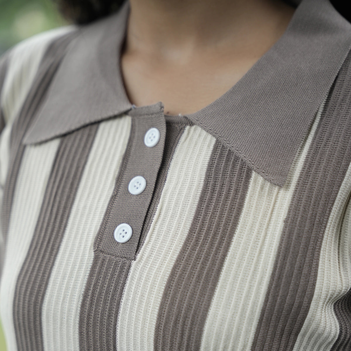 Women's Vertical Striped Knit Coord Set - image 8