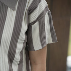 Women's Vertical Striped Knit Coord Set