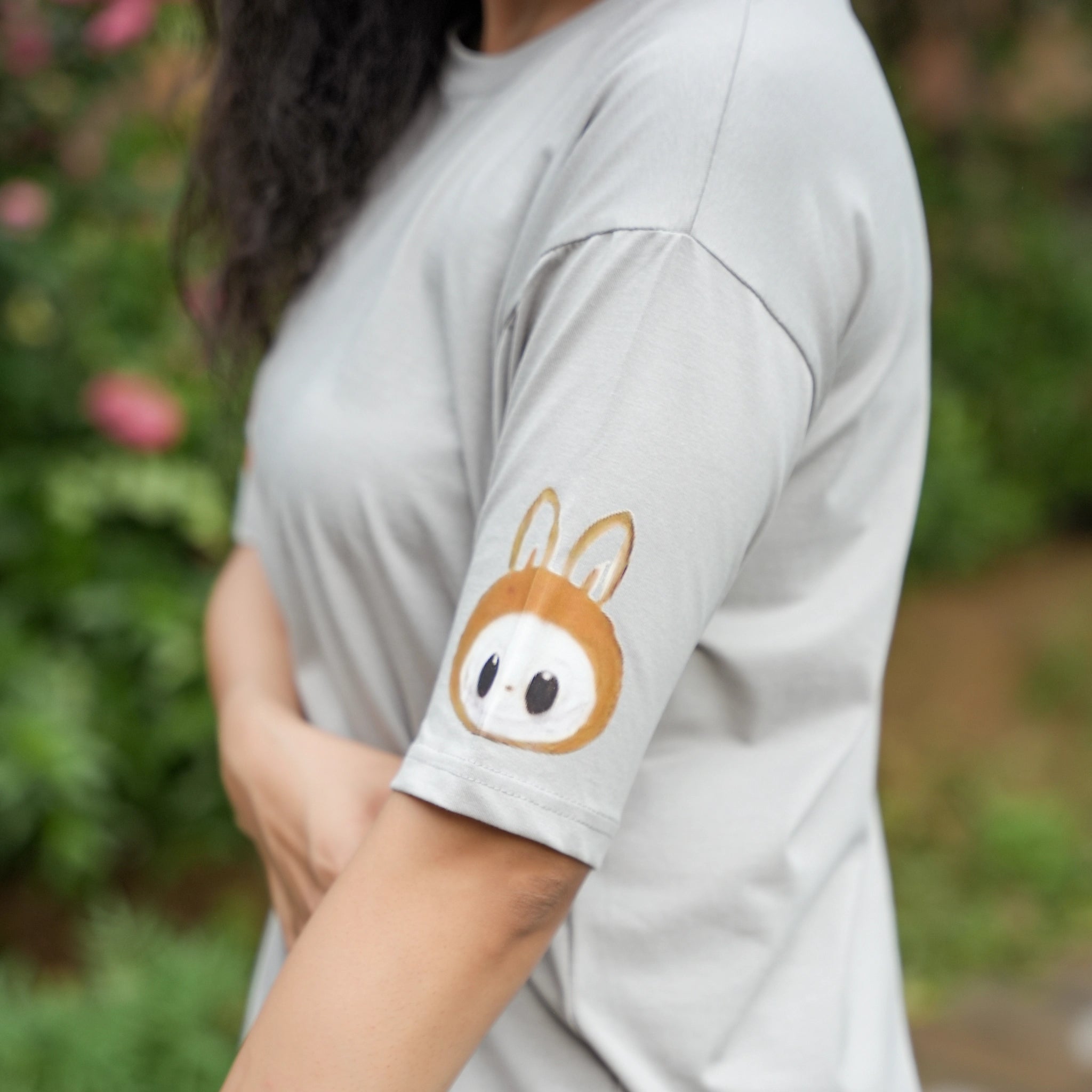 Women's Oversized T-Shirt – Labubu Cartoon Print