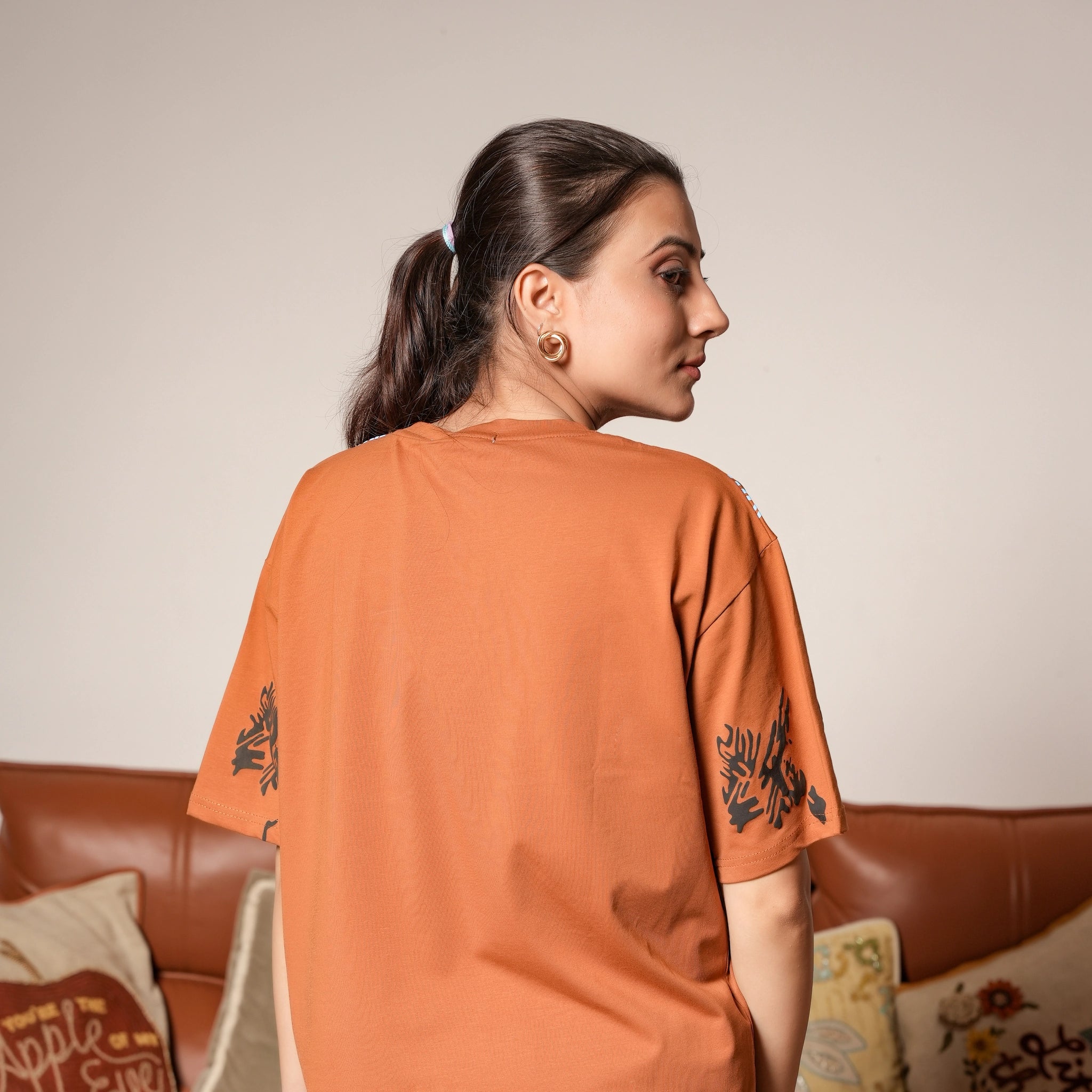 Women's Oversized T-Shirt – Mickey Mouse Graphic Print