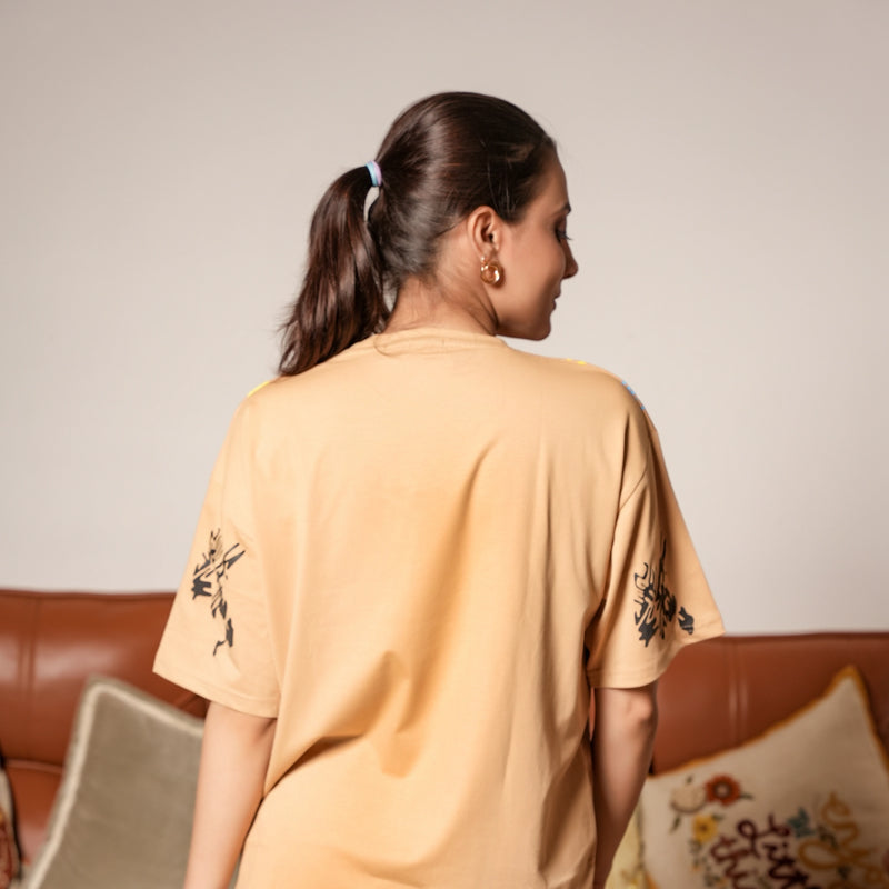 Women's Oversized T-Shirt – Mickey Mouse Graphic Print