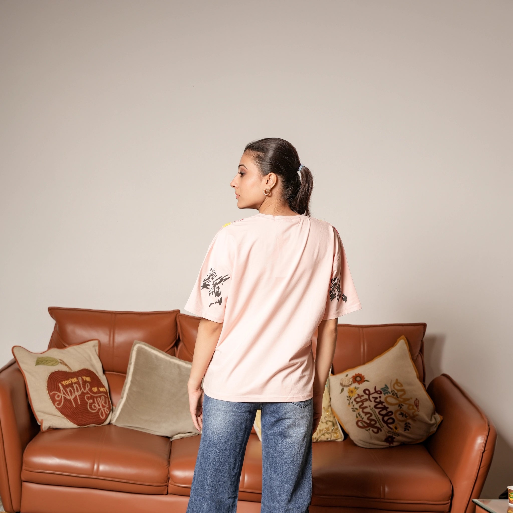 Women's Oversized T-Shirt – Mickey Mouse Graphic Print