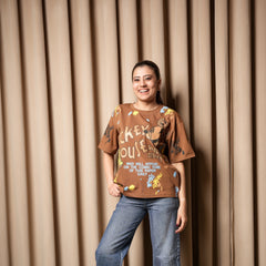 Women's Oversized T-Shirt – Mickey Mouse Graphic Print