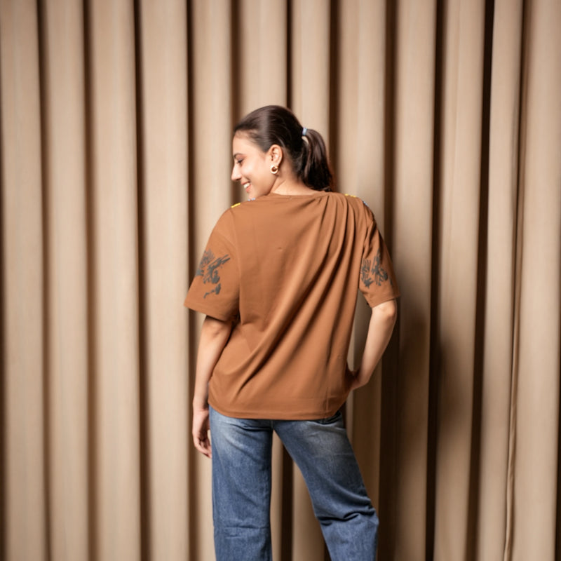 Women's Oversized T-Shirt – Mickey Mouse Graphic Print