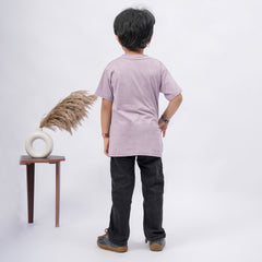 Boys BOSS Printed T-Shirt – White, Black, Purple & Grey