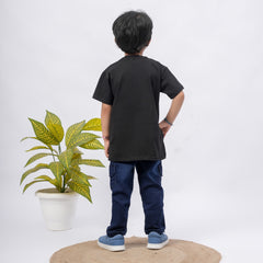 Boys BOSS Printed T-Shirt – White, Black, Purple & Grey