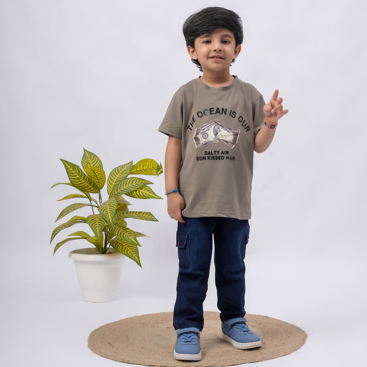 Boys Graphic Printed T-Shirt – Multiple Colors (Black, Purple, Grey) - image 9