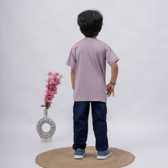 Boys Graphic Printed T-Shirt – Multiple Colors (Black, Purple, Grey)