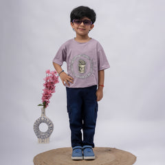 Boys Graphic Printed T-Shirt – Multiple Colors (Black, Purple, Grey)