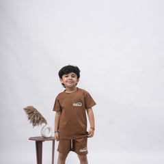 Trendy Kids Coord Set | Stylish T-Shirt & Shorts for Boys – Multiple Colors