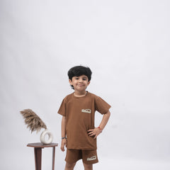 Trendy Kids Coord Set | Stylish T-Shirt & Shorts for Boys – Multiple Colors