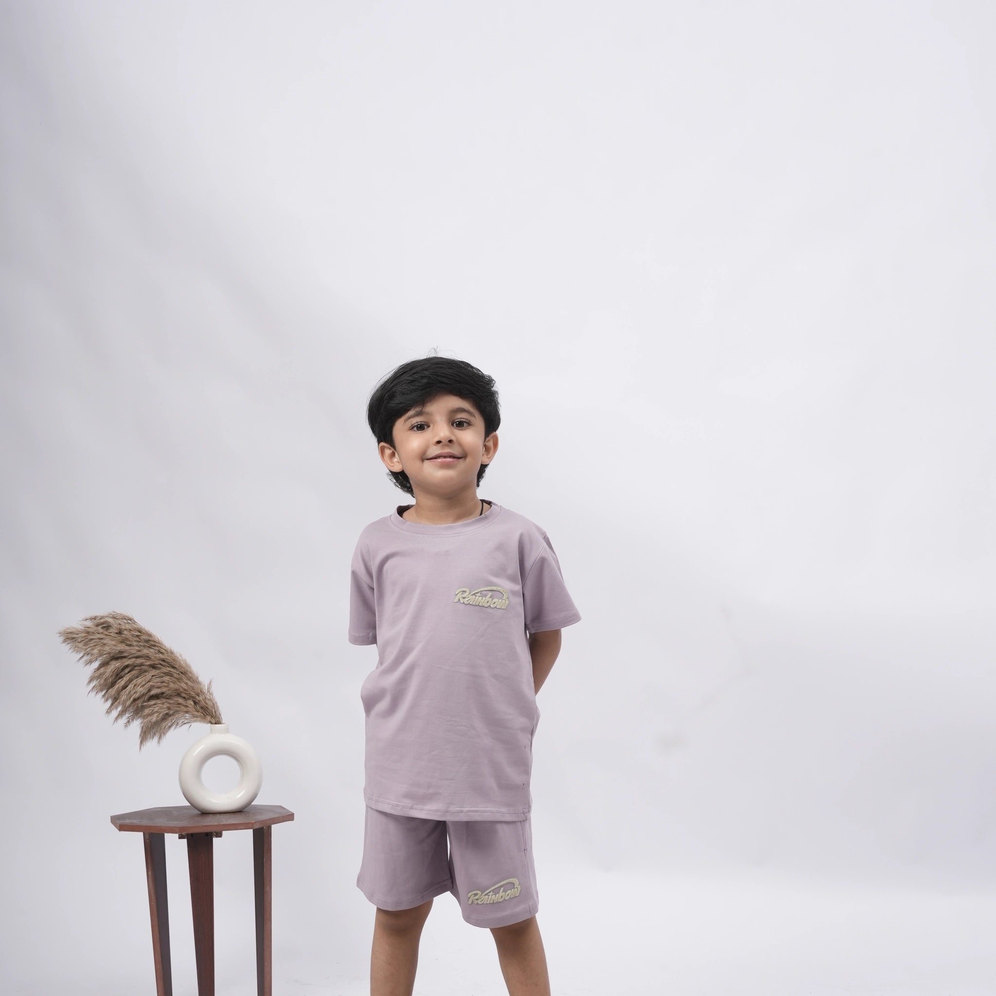 Trendy Kids Coord Set | Stylish T-Shirt & Shorts for Boys – Multiple Colors