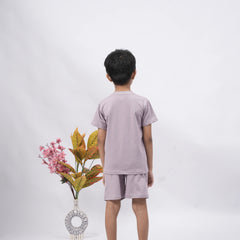 Coca-Cola Boys’ Coord Set – Graphic T-Shirt & Shorts (Black, Off White, Purple, Brown, Pink)
