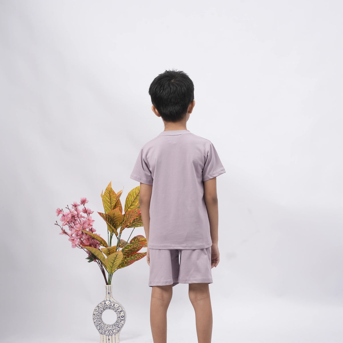 Coca-Cola Boys’ Coord Set – Graphic T-Shirt & Shorts (Black, Off White, Purple, Brown, Pink) - image 20