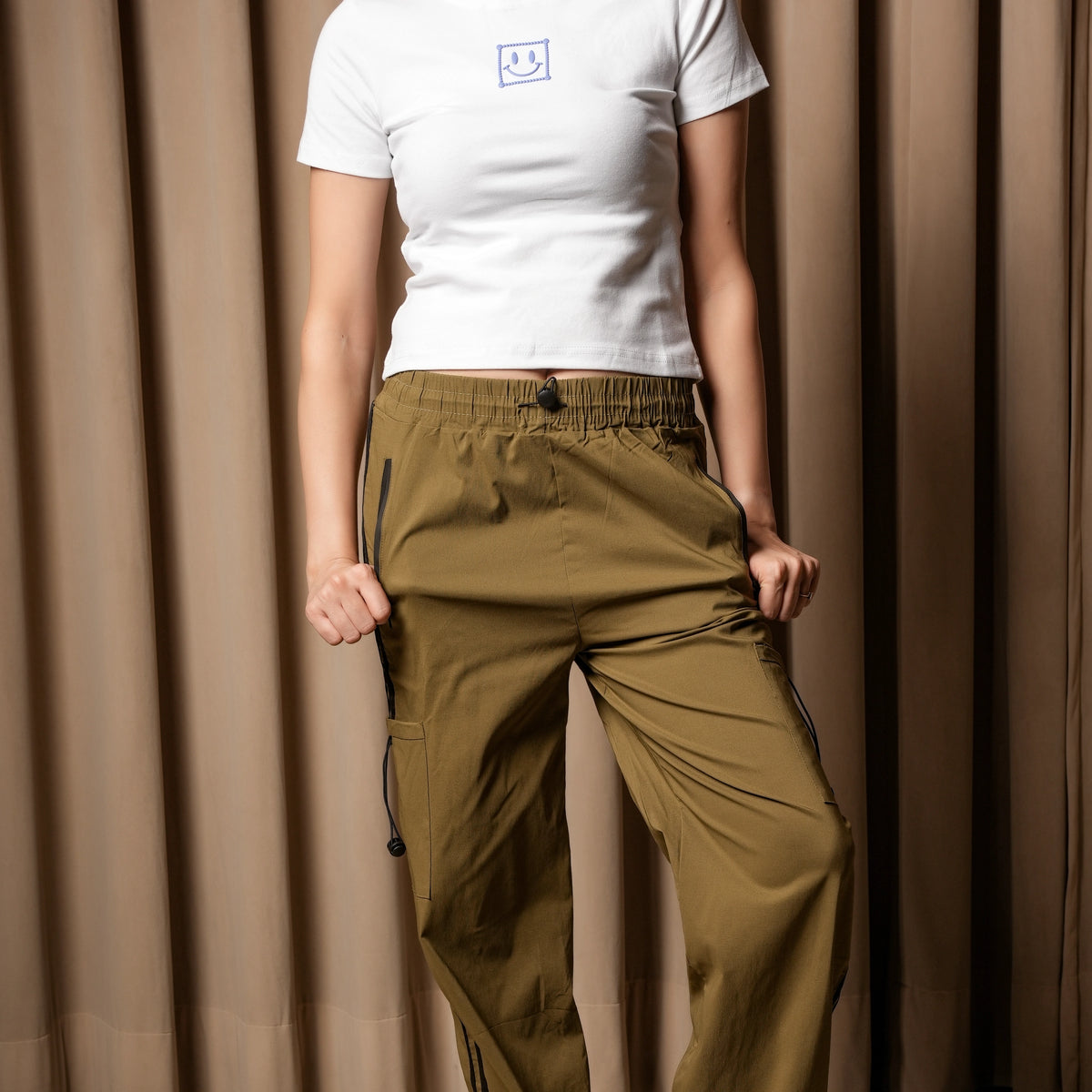 Women’s Olive Green Cargo Pyjamas – Relaxed Fit Trendy Bottoms - image 2