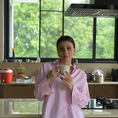 Women's Striped Oversized Formal Shirt