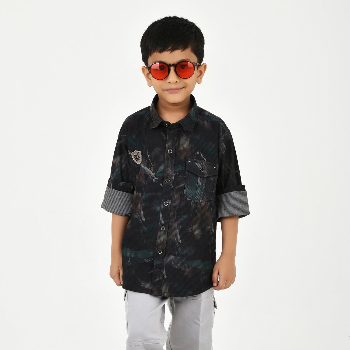 Stylish Shirt & Trouser Set for Kids (2 Pc Outfit) - image 1