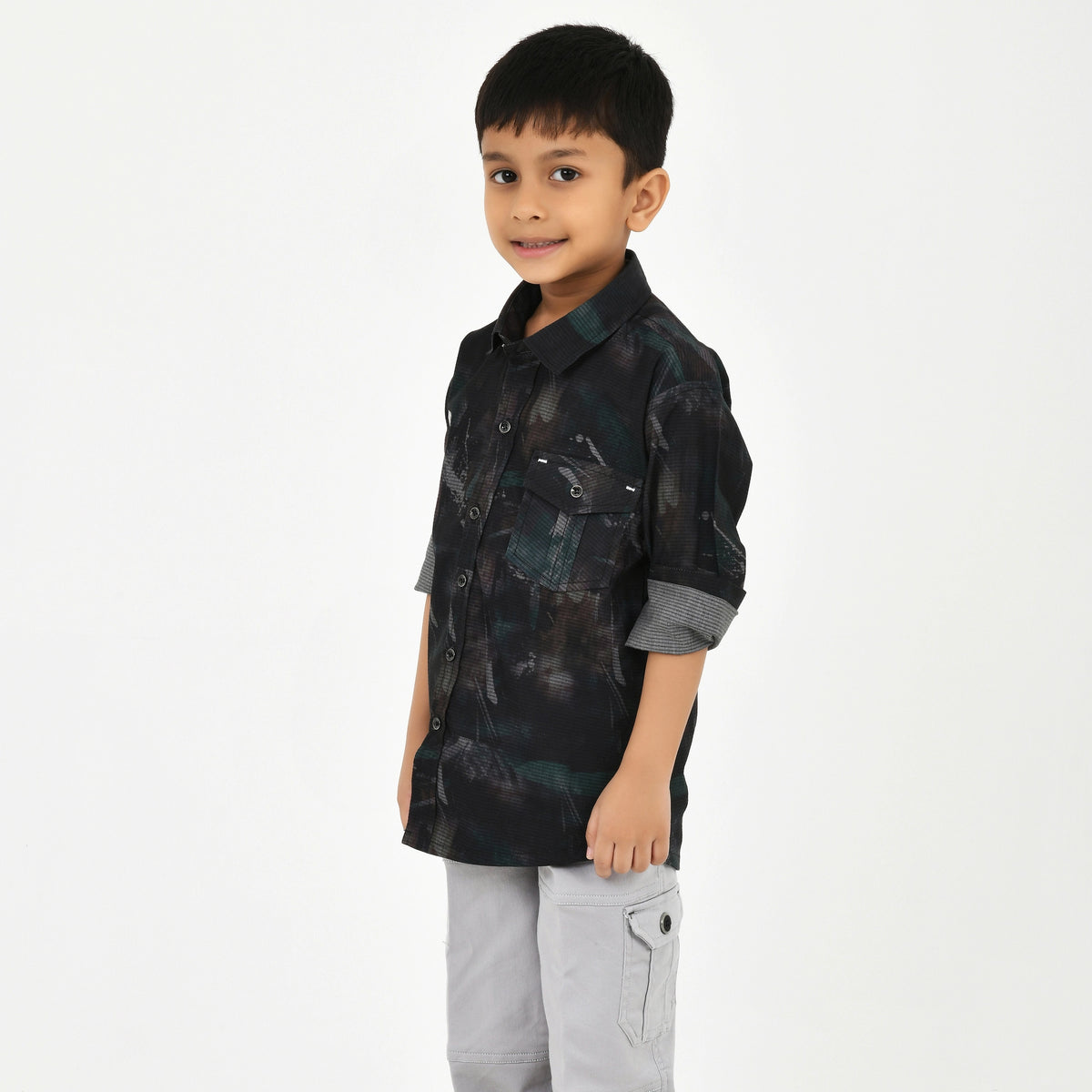 Stylish Shirt & Trouser Set for Kids (2 Pc Outfit) - image 3