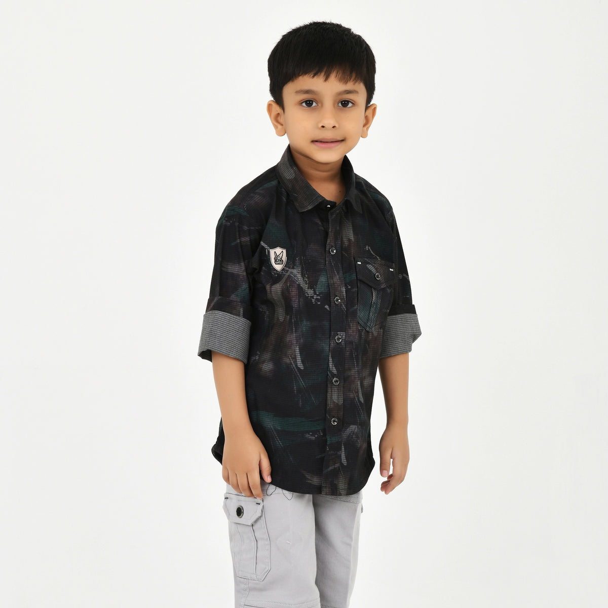 Stylish Shirt & Trouser Set for Kids (2 Pc Outfit) - image 4