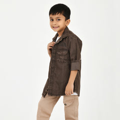 Trendy 3PC Set for Boys – Shirt, T-Shirt & Trouser Combo | Stylish Kidswear