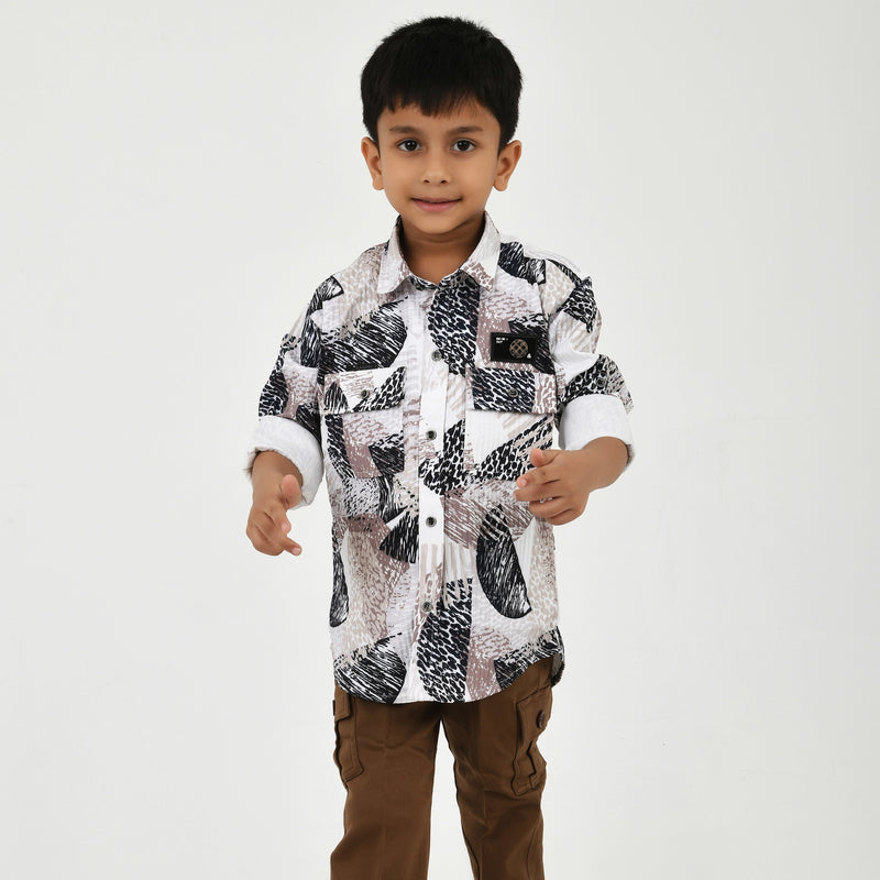 Smart Casual Boys Set – Shirt & Pants (2 Piece)