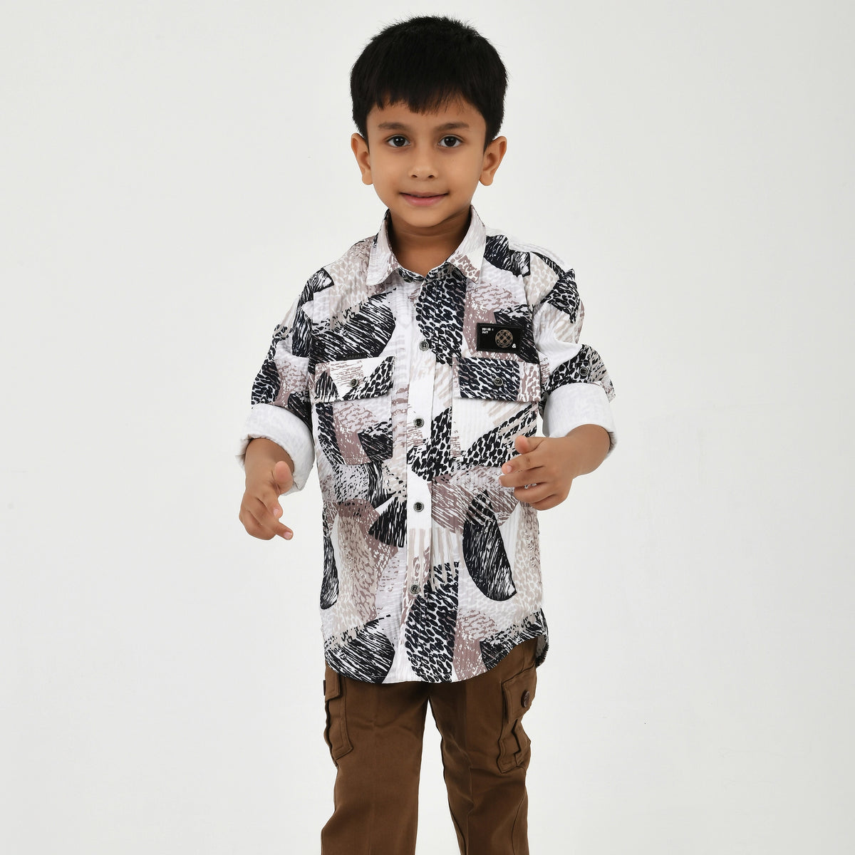 Smart Casual Boys Set – Shirt & Pants (2 Piece) - image 1