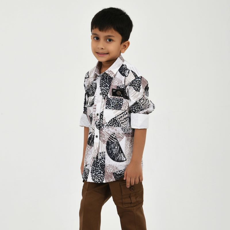 Smart Casual Boys Set – Shirt & Pants (2 Piece)