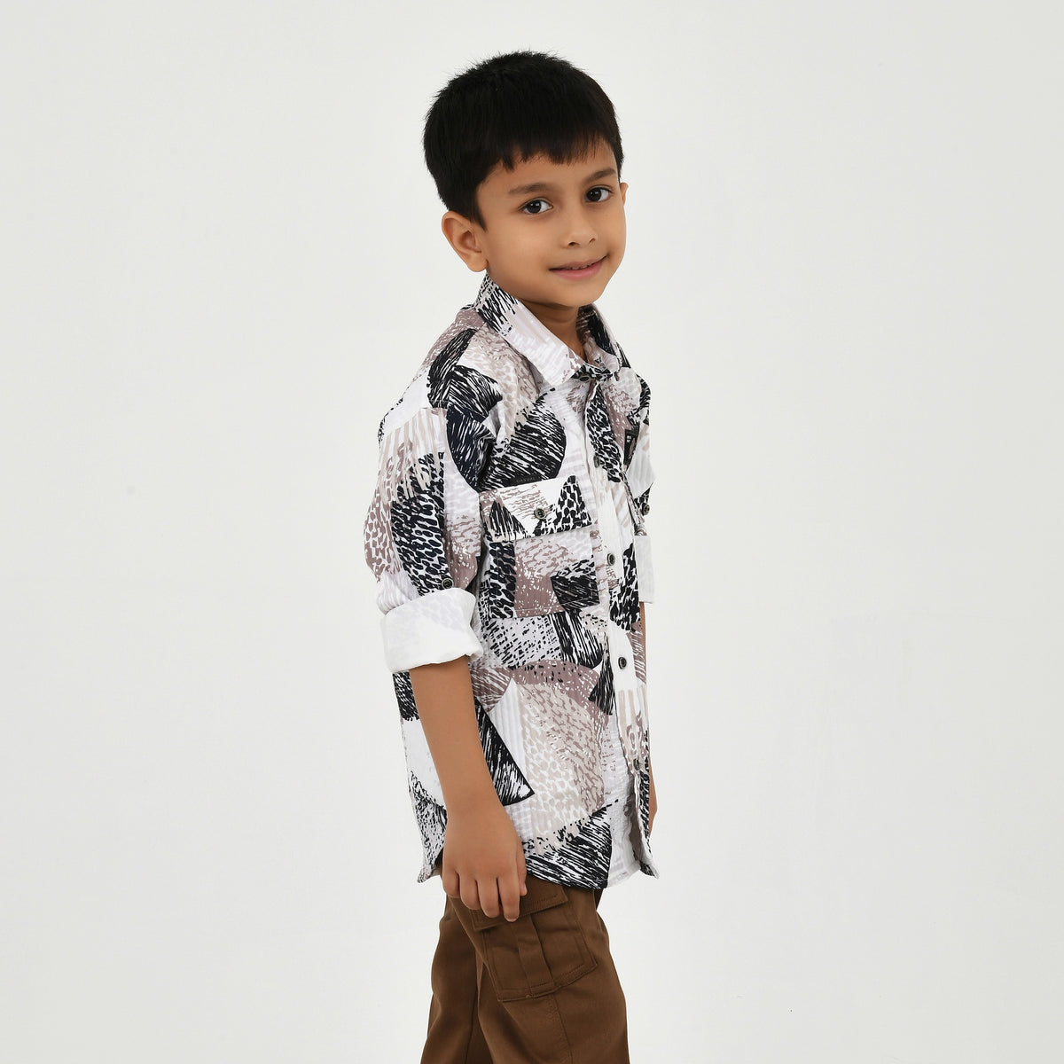 Smart Casual Boys Set – Shirt & Pants (2 Piece) - image 3