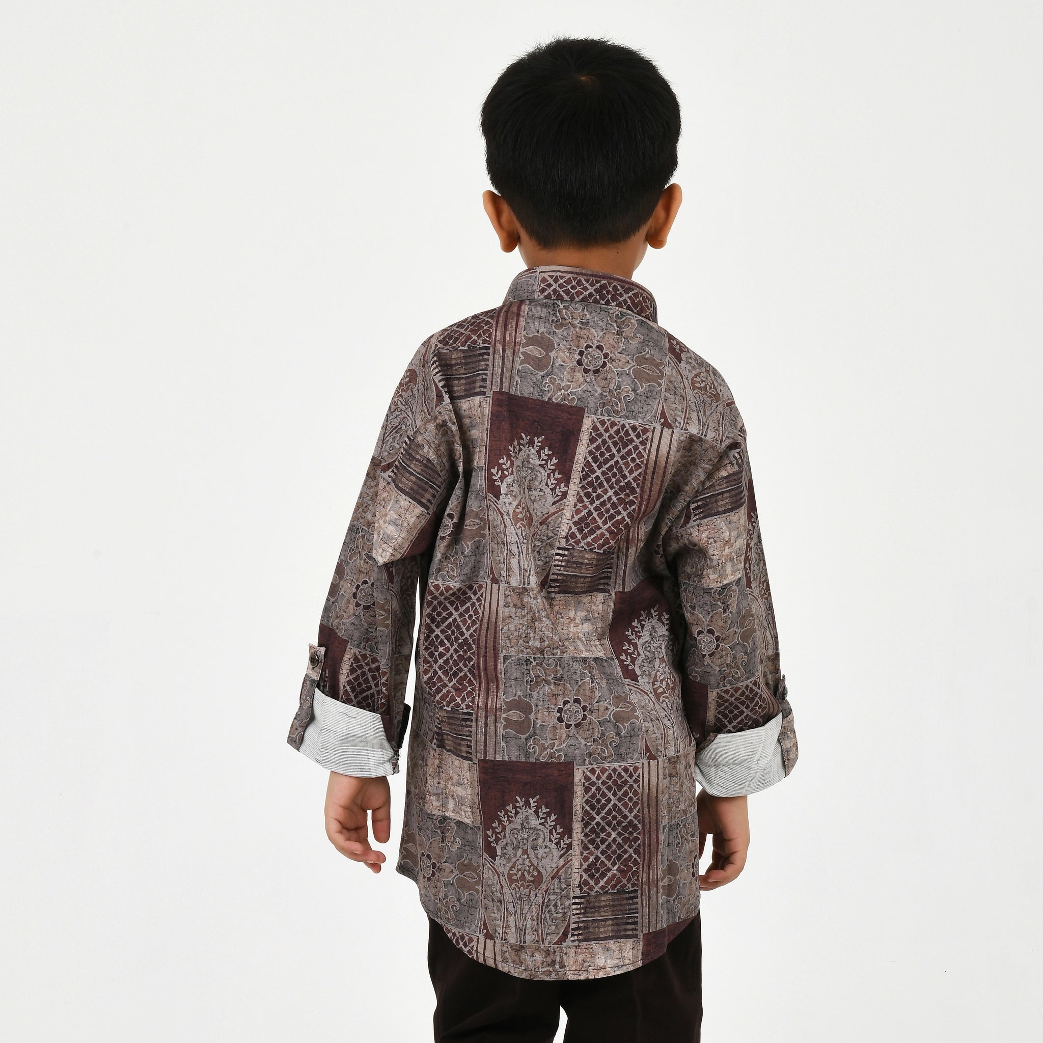 Boys' Elegant Fancy Shirt, Trousers & Belt Outfit